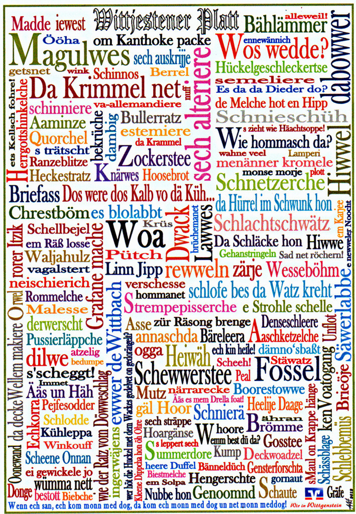 1. Wittgensteiner Platt Poster