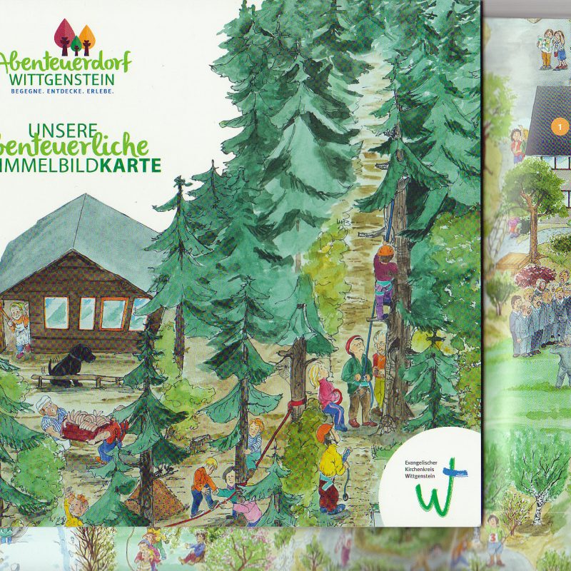 Abenteuerdorf Wittgenstein Wimmelbildkarte